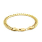 14k Yellow Gold Miami Cuban Semi Solid Bracelet (7.00 mm) RCJ