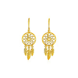 Dream Catcher Earrings in 14k Yellow Gold RCJ