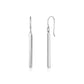 Sterling Silver Polished Bar Earrings RCJ