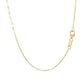 14k Yellow Gold 18 inch Necklace with Polished Butterflies and Beads RCJ