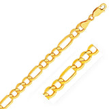 10k Yellow Gold Lite Figaro Bracelet (6.60 mm)Monde Trend