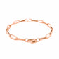 14K Rose Gold Bold Paperclip Chain Bracelet (4.20 mm)Monde Trend