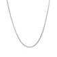 Sterling Silver Rhodium Plated Round Box Chain (1.30 mm) RCJ