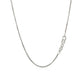 Sterling Silver Rhodium Plated Round Box Chain (1.30 mm) RCJ