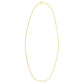 Double Extendable Cable Chain in 14k Yellow Gold (1.40 mm) RCJ