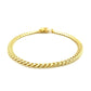 10k Yellow Gold Classic Miami Cuban Solid Bracelet (4.90 mm)Monde Trend