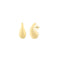 14k Yellow Gold Raindrop Studs RCJ