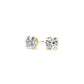 2 cttw Certified IGI Lab Grown Round Diamond Stud Earrings 14k Yellow Gold (G/VS2) RCJ