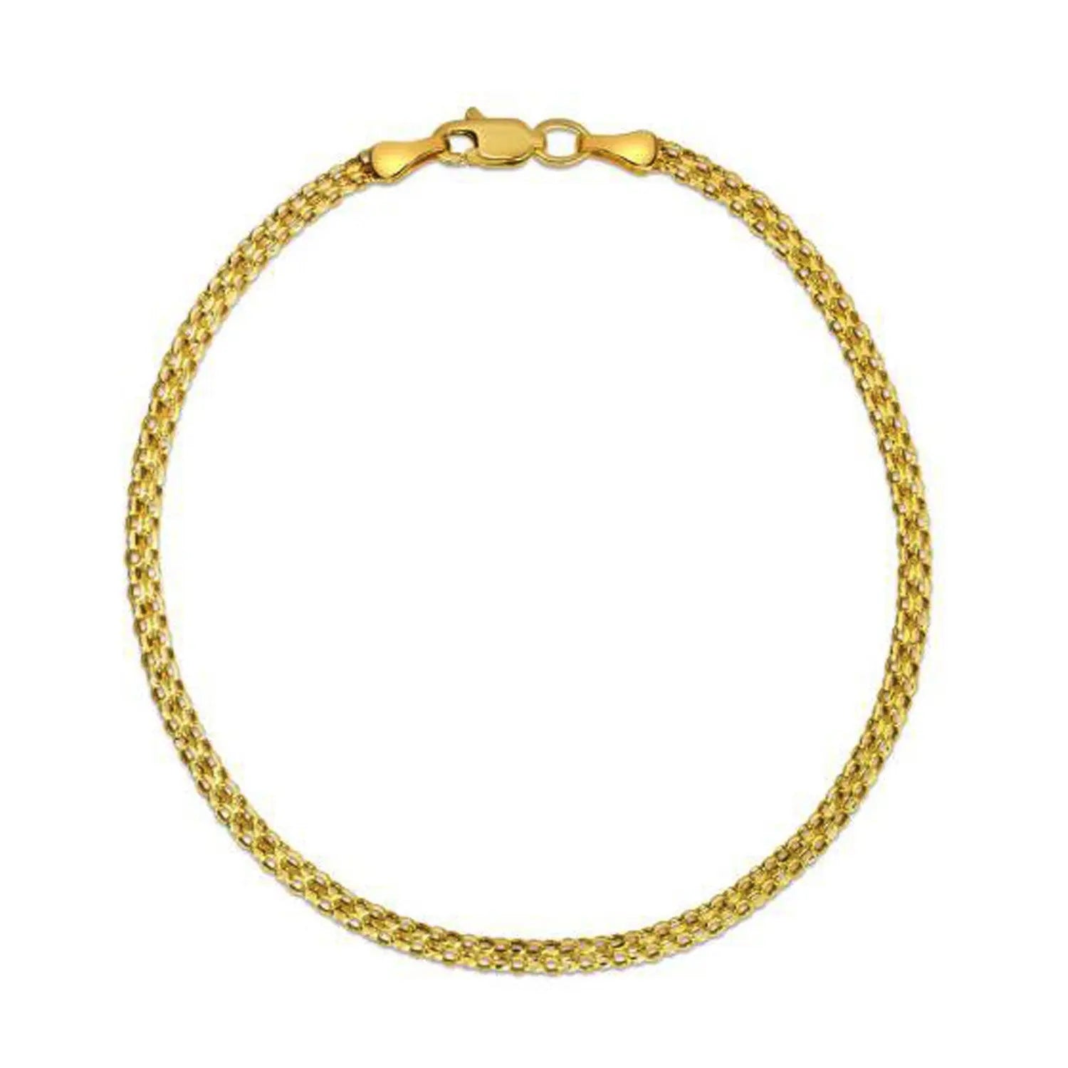 14k Yellow Gold Bismark Bracelet (2.50 mm) RCJ