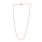 Adjustable Cable Chain in 14k Rose Gold (0.97 mm) RCJ