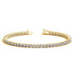 Lab Grown Round Diamond Tennis Bracelet in 14k Yellow Gold (5 cctw  F/G  VS2/SI1) RCJ