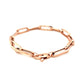 14K Rose Gold Extra Wide Paperclip Chain Bracelet (6.10 mm)Monde Trend