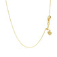 Adjustable Cable Chain in 14k Yellow Gold (0.97 mm) RCJ