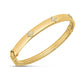 14k Yellow Gold Trilogy Diamond Bangle (5.40 mm) RCJ