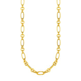 14k Yellow Gold Twisted and Polished Link Necklace RCJ