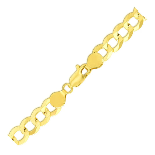 10k Yellow Gold Curb Bracelet (7.00 mm)Monde Trend