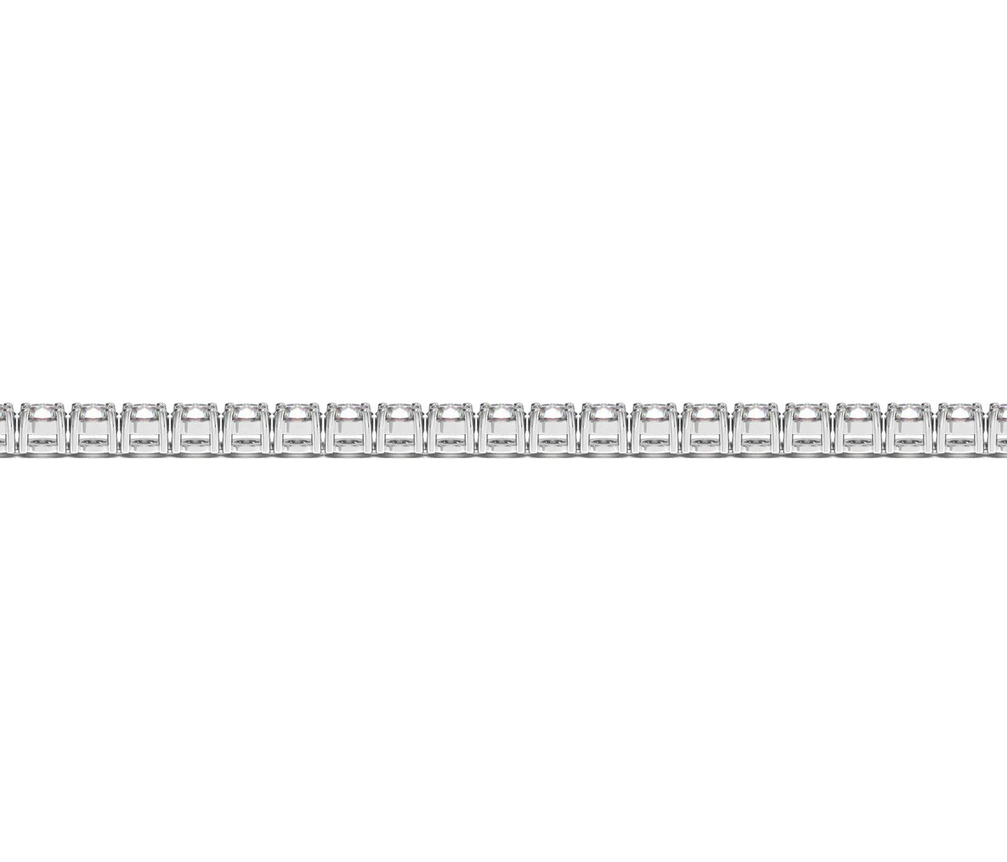 Lab Grown Round Diamond Tennis Bracelet in 14k White Gold (4 cctw F/G  VS2/SI1) RCJ