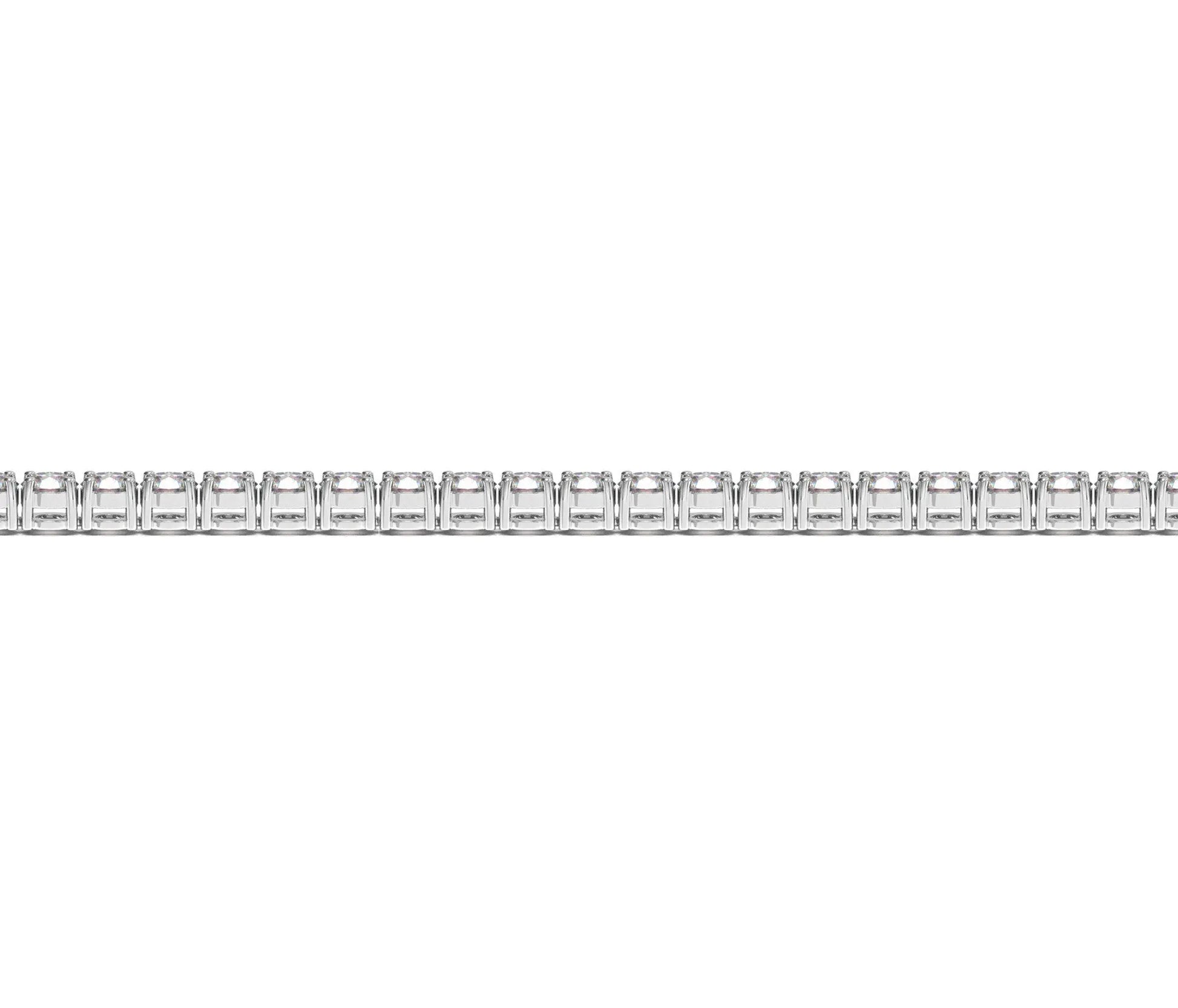 Lab Grown Round Diamond Tennis Bracelet in 14k White Gold (4 cctw F/G  VS2/SI1) RCJ