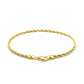 10k Yellow Gold Solid Diamond Cut Rope Bracelet (2.50 mm)Monde Trend