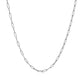 18K White Gold Fine Paperclip Chain (1.50 mm) RCJ