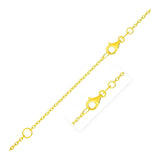 Extendable Cable Chain in 14k Yellow Gold (1.20 mm) RCJ