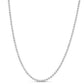 Moon Cut Bead Chain in 14k White Gold (2.50 mm) RCJ