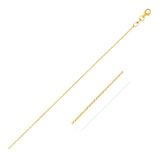 Double Extendable Cable Chain in 14k Yellow Gold (1.00 mm) RCJ