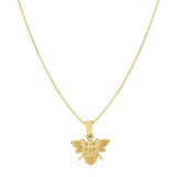 14K Yellow Gold Bee Necklace RCJ