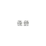 1/2 cttw Lab Grown Round Diamond Stud Earrings 14k White Gold (G/VS2)Monde Trend