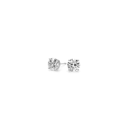 1/2 cttw Lab Grown Round Diamond Stud Earrings 14k White Gold (G/VS2)Monde Trend