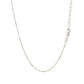 14k White Gold Necklace with Round Diamond CharmsMonde Trend