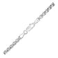 Sterling Silver Rhodium Plated Round Box Chain (3.80 mm) RCJ