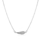 14K White Gold Angel Wing NecklaceMonde Trend