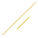 14k Yellow Solid Gold Diamond Cut Round Franco Chain (2.20 mm) RCJ