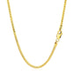 14k Yellow Solid Gold Diamond Cut Round Franco Chain (2.20 mm) RCJ