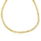 14k Yellow Gold Panther Chain Link Shiny Necklace RCJ