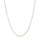 10k Rose Gold Classic Box Chain (0.45 mm)Monde Trend