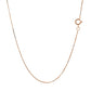 10k Rose Gold Classic Box Chain (0.45 mm)Monde Trend