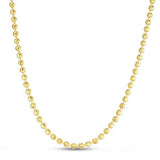 Moon Cut Bead Chain in 14k Yellow Gold (4.00 mm) RCJ