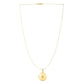 14k Yellow Gold Round North Star Locket Necklace RCJ