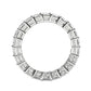 Emerald Cut Lab Grown Diamond Eternity Ring in 14k White Gold (2 cttw FG/VS2) RCJ