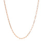 14k Rose Gold Adjustable Paperclip Chain (1.50 mm)Monde Trend