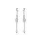 Sterling Silver Polished and Textured Arrow Earrings RCJ