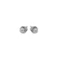 14k White Gold Spherical Stud Earrings (3mm) RCJ