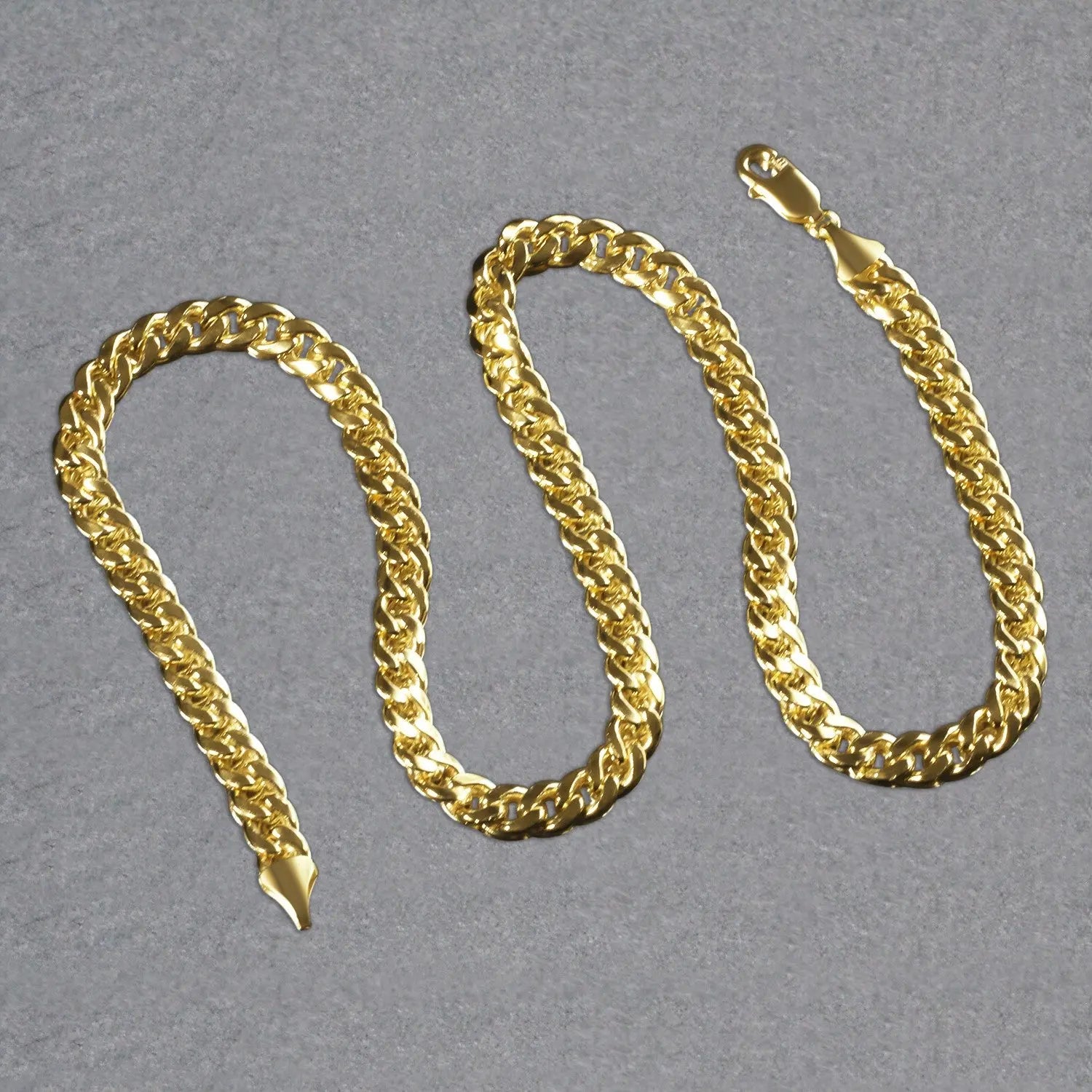 10k Yellow Gold Light Miami Cuban Chain (8.00 mm)Monde Trend