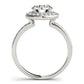 14k White Gold Round Halo Diamond Engagement Ring (1 1/2 cttw) RCJ