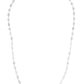 14k White Gold Necklace with Polished CirclesMonde Trend