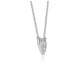 Diamond Heart Design Pendant in 14k White Gold RCJ