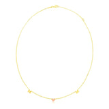 14k Yellow and Rose Gold Mom Necklace RCJ