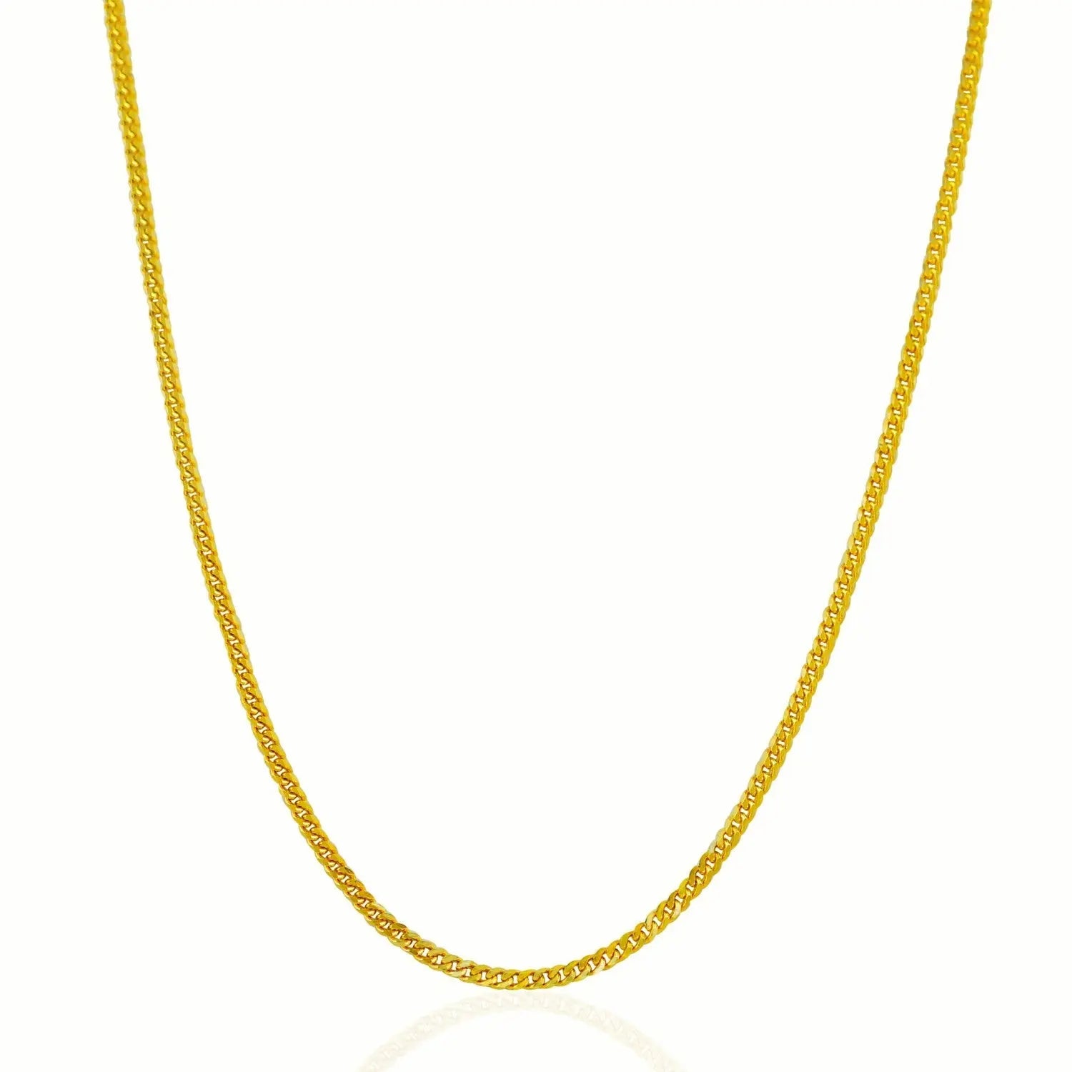 18k Yellow Gold Gourmette Chain (2.20 mm) RCJ